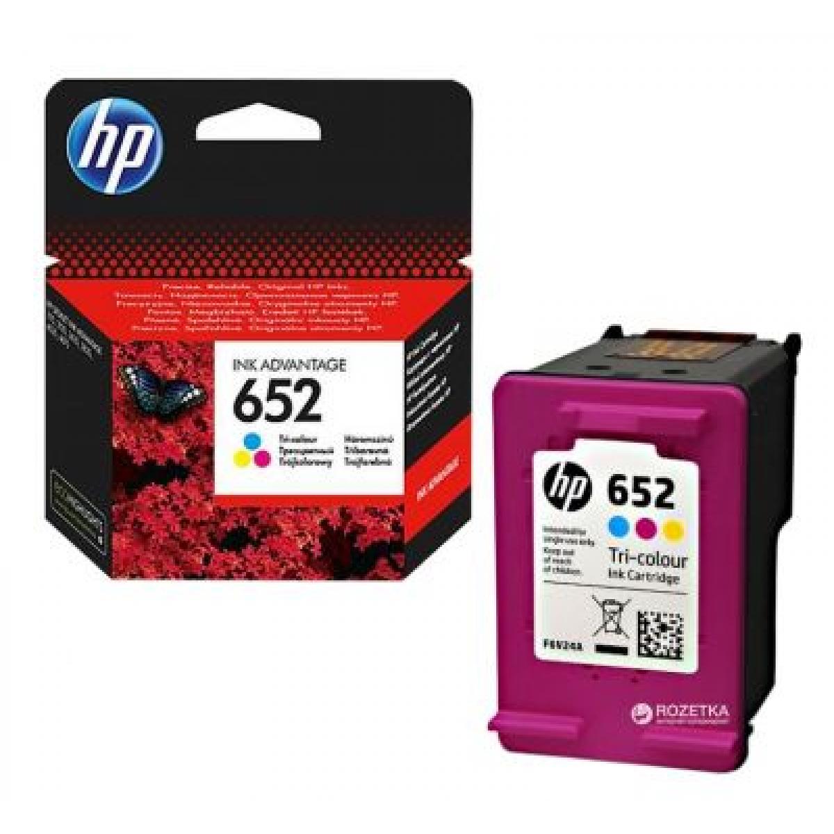 HP 652 Tri-color Original Ink Advantage Cartridge